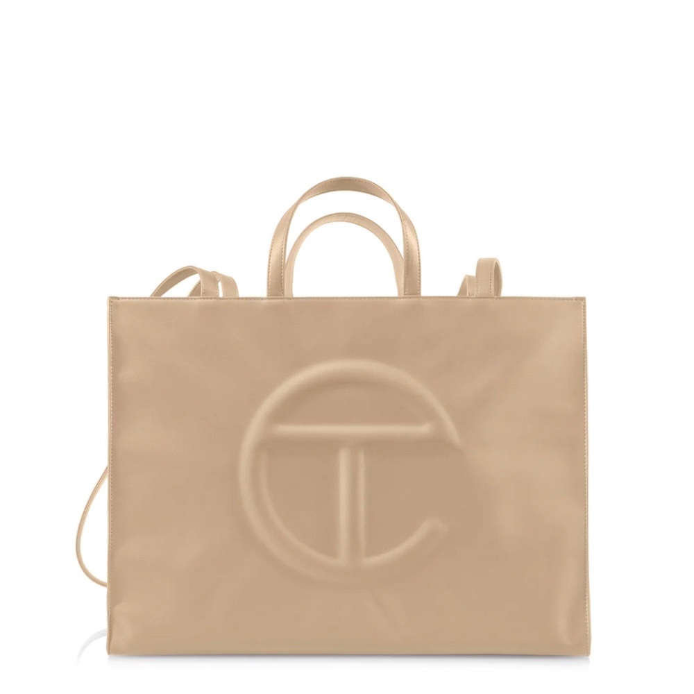 Telfar Cream Shopping Bag